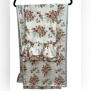 Ralph Lauren Emily Anne Ruffled Queen Sheet Set- 2 Pillowcases,1 Flat,1 Fitted